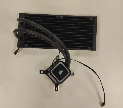 Photo de Kit Watercooling AIO Corsair iCue H100x Elite v2 RGB - 240mm (Noir) - SN A70UB350AB69HC - ID 206837