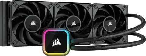 Photo de Kit Watercooling AIO Corsair iCue H150i Elite RGB - 360mm (Noir)