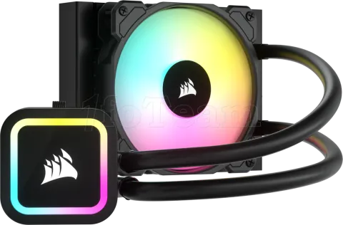 Photo de Kit Watercooling AIO Corsair iCue H60x Elite v2 RGB - 120mm (Noir)