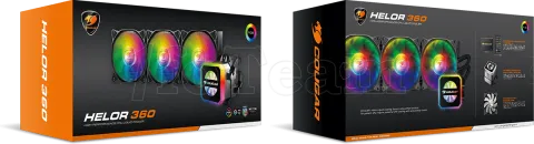 Photo de Kit Watercooling AIO Cougar Helor RGB - 360mm (Noir)