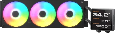 Photo de Kit Watercooling AIO Cougar  Poseidon Vistek Pro RGB - 360mm (Noir)