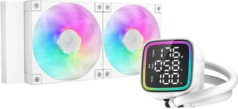 Photo de Kit Watercooling AIO DeepCool LD 240 RGB - 240mm (Blanc)