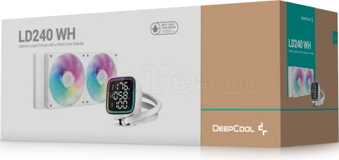 Photo de Kit Watercooling AIO DeepCool LD 240 RGB - 240mm (Blanc)