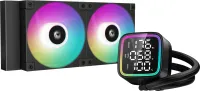 Photo de Kit Watercooling AIO DeepCool LD 240  RGB - 240mm (Noir)