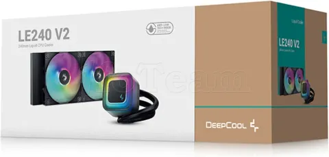 Photo de Kit Watercooling AIO DeepCool LE V2 RGB - 240mm (Noir)