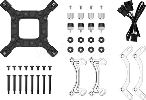 Photo de Kit Watercooling AIO DeepCool LE V2 RGB - 240mm (Noir)
