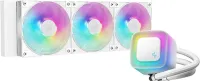 Photo de Kit Watercooling AIO DeepCool LE V2 RGB - 360mm (Blanc)