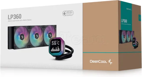 Photo de Kit Watercooling AIO DeepCool LP RGB - 360mm (Noir)