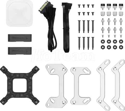 Photo de Kit Watercooling AIO DeepCool LS520 RGB - 240mm (Noir)