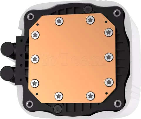 Photo de Kit Watercooling AIO DeepCool LS520 SE RGB - 240mm (Blanc)