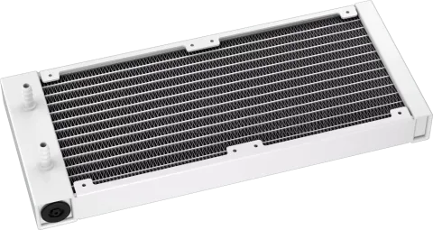 Photo de Kit Watercooling AIO DeepCool LS520 SE RGB - 240mm (Blanc)