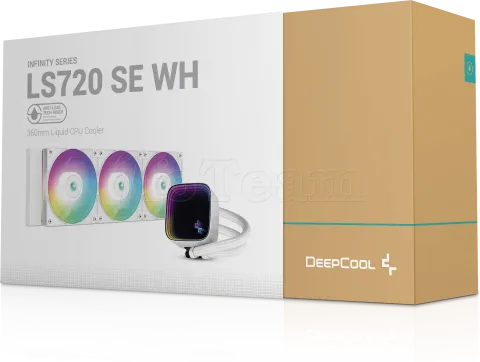 Photo de Kit Watercooling AIO DeepCool LS720 SE RGB - 360mm (Blanc)