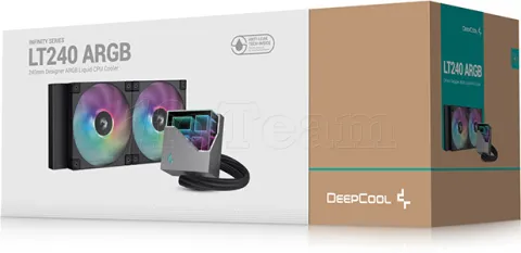 Photo de Kit Watercooling AIO DeepCool LT RGB - 240mm (Noir)