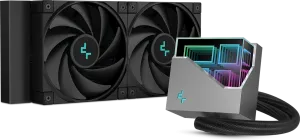 Photo de Kit Watercooling AIO DeepCool LT520 RGB - 240mm (Noir)