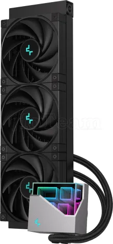 Photo de Kit Watercooling AIO DeepCool LT720 RGB - 360mm (Noir)