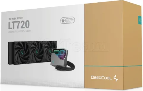 Photo de Kit Watercooling AIO DeepCool LT720 RGB - 360mm (Noir)