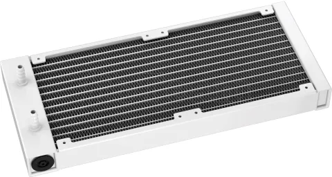Photo de Kit Watercooling AIO DeepCool Mystique RGB - 240mm (Blanc)