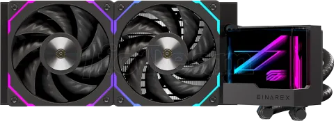 Photo de Kit Watercooling AIO Einarex Vertex RGB - 240mm (Noir)