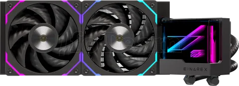 Photo de Kit Watercooling AIO Einarex Vertex RGB - 240mm (Noir)
