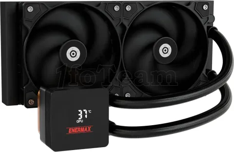 Photo de Kit Watercooling AIO Enermax LiqMax IV - 240mm (Noir)