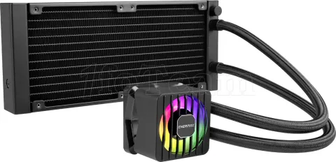 Photo de Kit Watercooling AIO Enermax LiqMaxFlo RGB - 240mm (Noir)