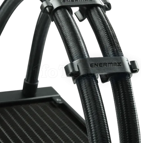 Photo de Kit Watercooling AIO Enermax LiqMaxFlo RGB - 240mm (Noir)