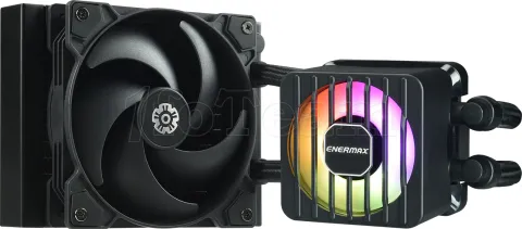 Photo de Kit Watercooling AIO Enermax LiqMaxFlo SR RGB - 120mm (Noir)