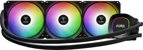 Photo de Kit Watercooling AIO Gamdias Aura GL Lite RGB - 360mm (Noir)