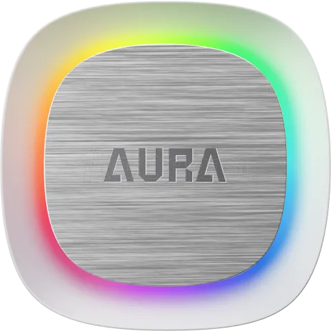 Photo de Kit Watercooling AIO Gamdias Aura GL V2 RGB - 240mm (Blanc)