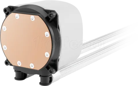 Photo de Kit Watercooling AIO Gamdias Aura GL V2 RGB - 240mm (Blanc)