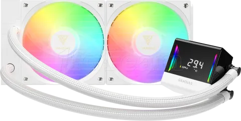 Photo de Kit Watercooling AIO Gamdias Chione E4 RGB - 240mm (Blanc)
