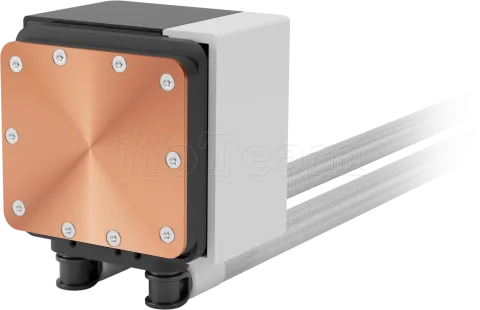 Photo de Kit Watercooling AIO Gamdias Chione E4 RGB - 360mm (Blanc)