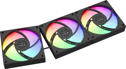 Photo de Kit Watercooling AIO Gamdias Chione E4 RGB - 360mm (Noir)