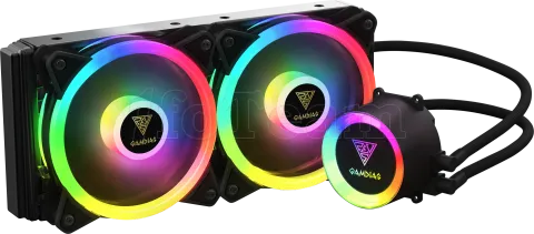 Photo de Kit Watercooling AIO Gamdias Chione M2-240R RGB (Noir)