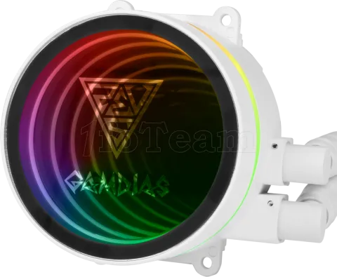 Photo de Kit Watercooling AIO Gamdias Chione M3 RGB - 240mm (Blanc)