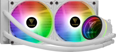 Photo de Kit Watercooling AIO Gamdias Chione M3 RGB - 240mm (Blanc)