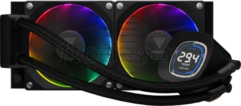 Photo de Kit Watercooling AIO Gamdias Chione M4 RGB - 240mm (Noir)