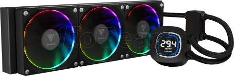 Photo de Kit Watercooling AIO Gamdias Chione M4 RGB - 360mm (Noir)