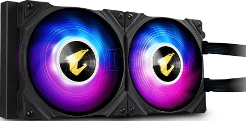 Photo de Kit Watercooling AIO Gigabyte Aorus WaterForce RGB - 240mm (Noir)
