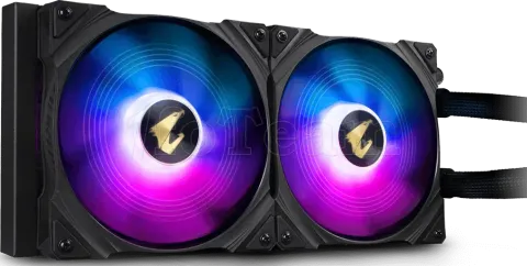 Photo de Kit Watercooling AIO Gigabyte Aorus WaterForce RGB - 280mm (Noir)