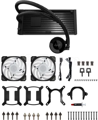 Photo de Kit Watercooling AIO InWin MR RGB - 240mm (Noir)