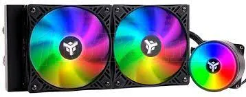 Photo de Kit Watercooling AIO iTek Evoliq Rainbow RGB - 240mm (Noir)