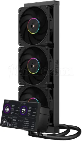 Photo de Kit Watercooling AIO Itek Thermora 50B ARGB - 360mm (Noir)