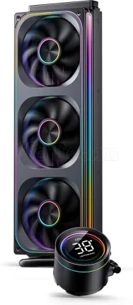 Photo de Kit Watercooling AIO Jonsbo TH-360 RGB - 360mm (Noir)