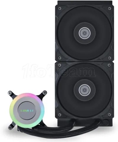 Photo de Kit Watercooling AIO Lian Li Galahad II Lite Performance RGB - 240mm (Noir)