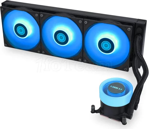 Photo de Kit Watercooling AIO Lian Li Galahad II Lite RGB - 360mm (Noir)