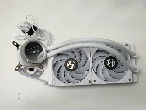 Photo de Kit Watercooling AIO Lian Li Galahad II Trinity RGB - 240mm (Blanc) - SN AP042306280083 - ID 201357