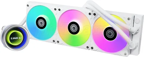 Photo de Kit Watercooling AIO Lian Li Galahad II Trinity RGB - 360mm (Blanc)