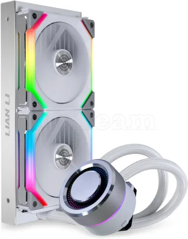 Photo de Kit Watercooling AIO Lian Li Galahad SL RGB 240mm (Blanc)