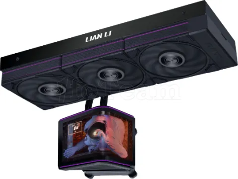 Photo de Kit Watercooling AIO Lian Li HydroShift II OLED P28 RGB - 360mm (Noir)